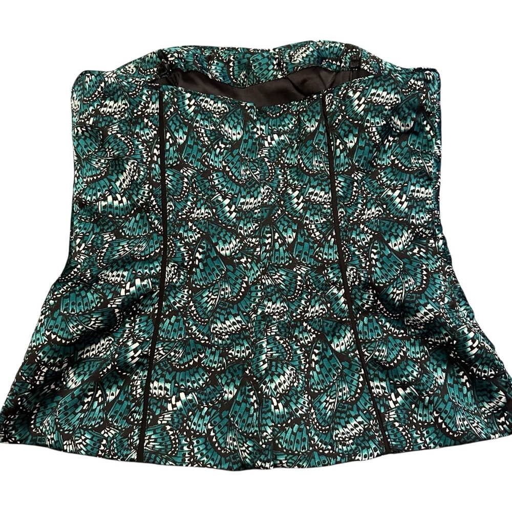 Y2K White House Black Market Butterfly Corset Top Size 00 - Picture 2 of 7